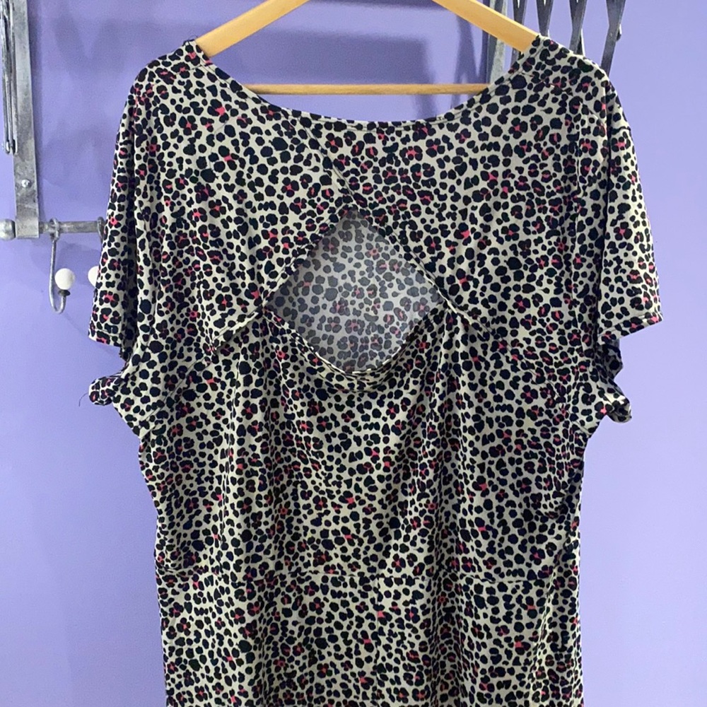 Lily Morgan leopard tunic or skater dress 3X - Picture 4 of 4